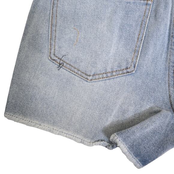 Cavalli Class Womens 27 Frayed Hem Denim Shorts NEW - Picture 7 of 11